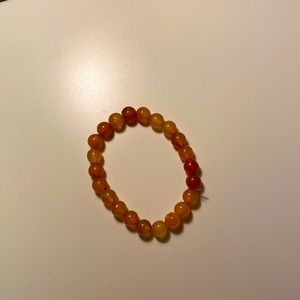 Carnelian crystal adjustable bracelet (real)